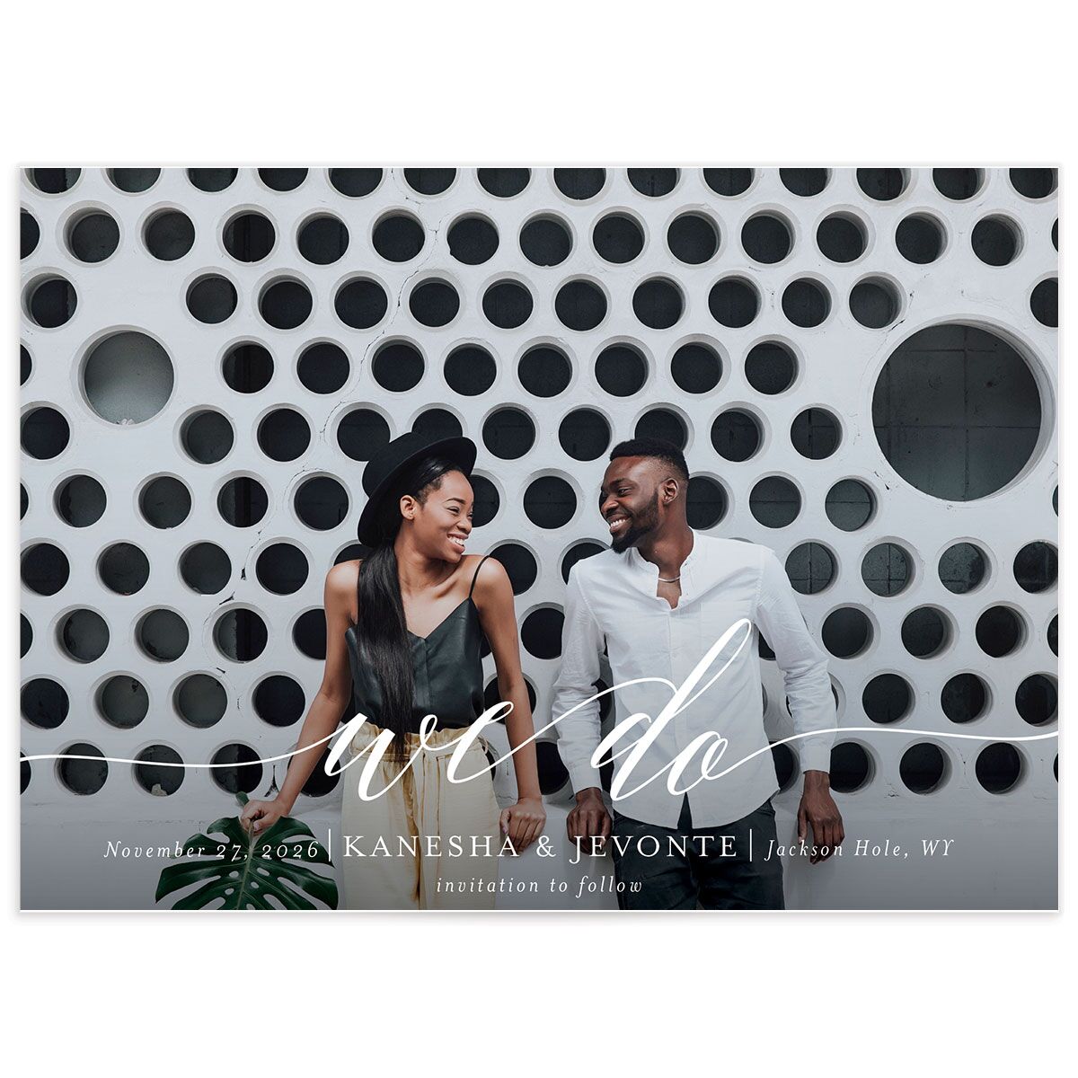 Scripted We Do Save The Date Cards