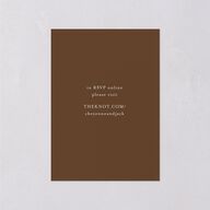 Western Wild Horses Wedding Response Cards Copper Signature