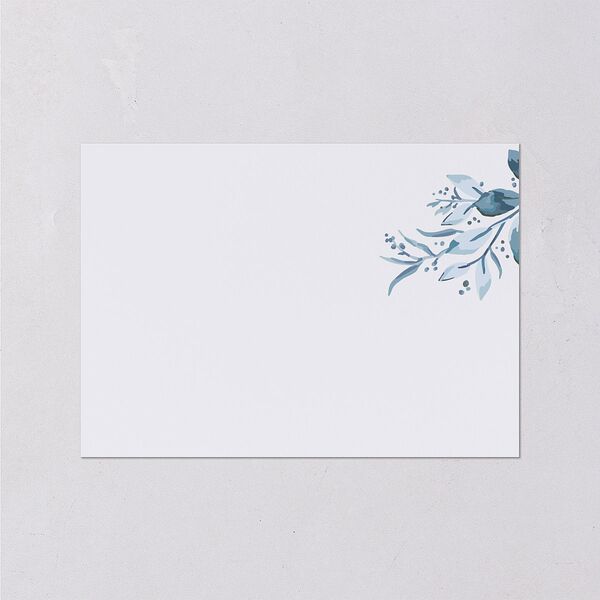 Classic Greenery Wedding Response Cards Ocean Signature