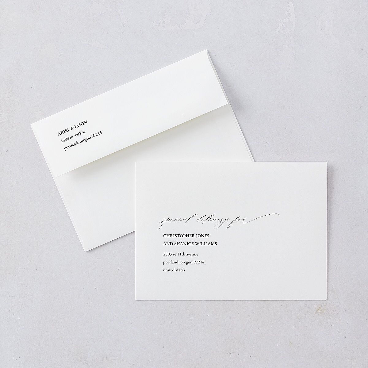 Modern Rose Wedding Invitations Plum Signature Blank No Standard