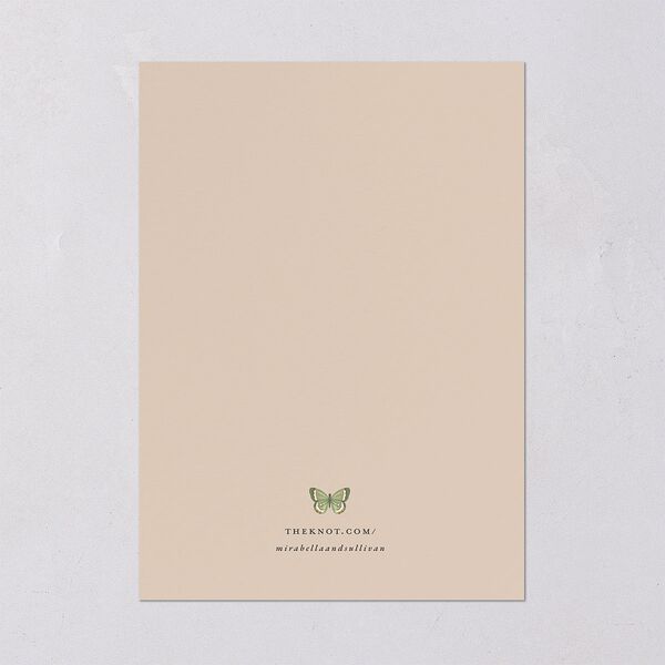 Whimsical Wildflower Garden Wedding Invitations Linen Signature Blank Standard No