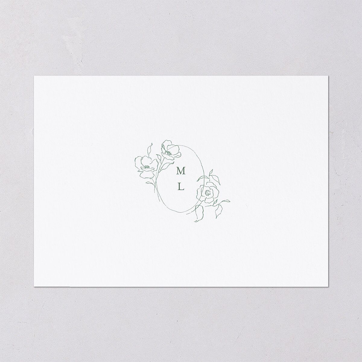 Floral Adornment Wedding Invitations Eucalyptus Signature Blank No Standard