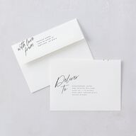 You Are Mine Rehearsal Dinner Invitations Pure White Signature Blank Standard