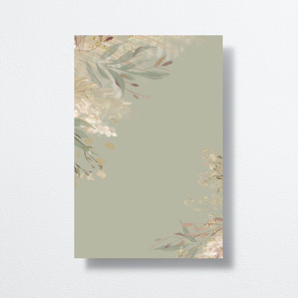 Ethereal Pampas Table Numbers Gold Thyme Signature