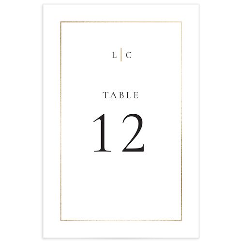 Timeless Frame Table Numbers