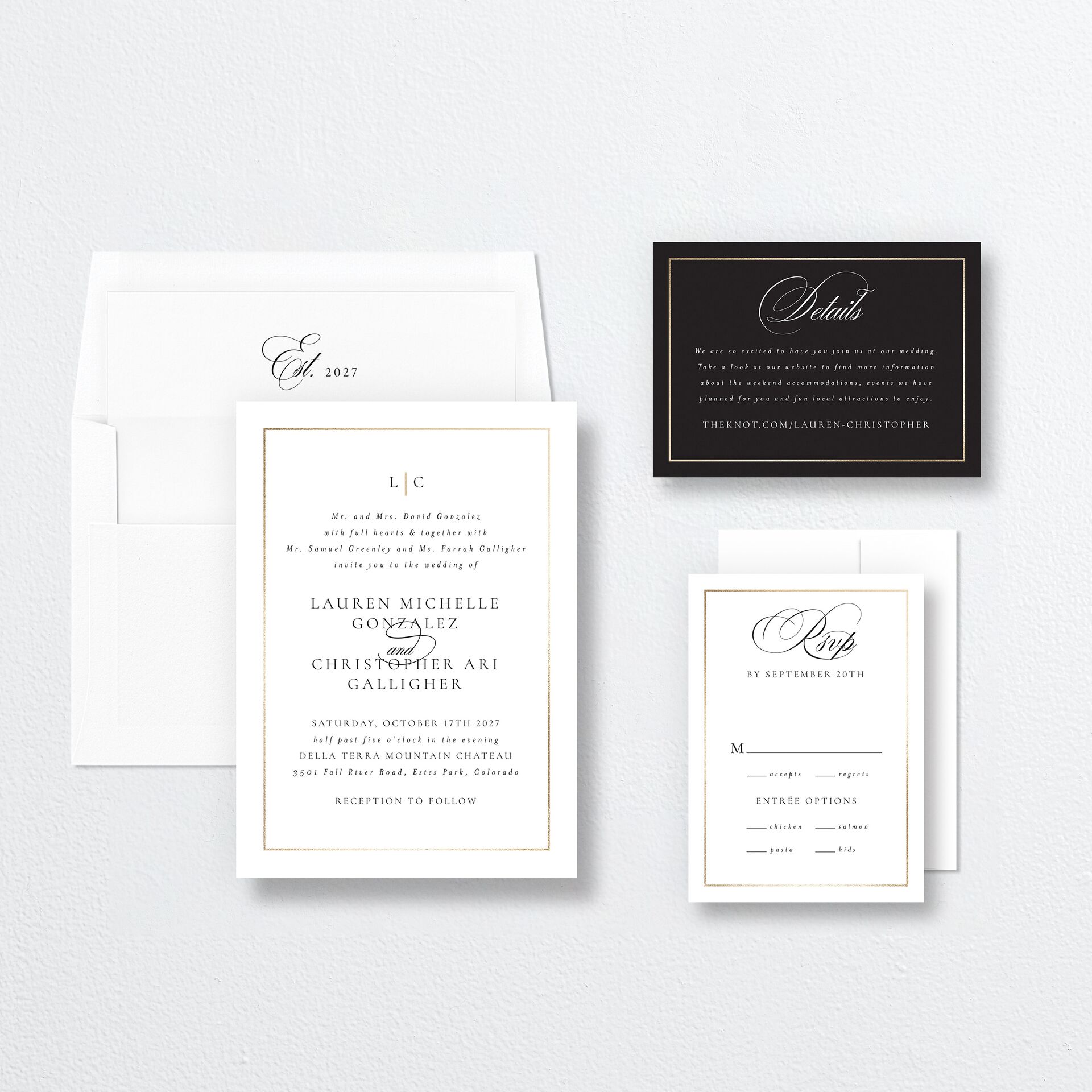 Timeless Frame Wedding Invitations — view 5