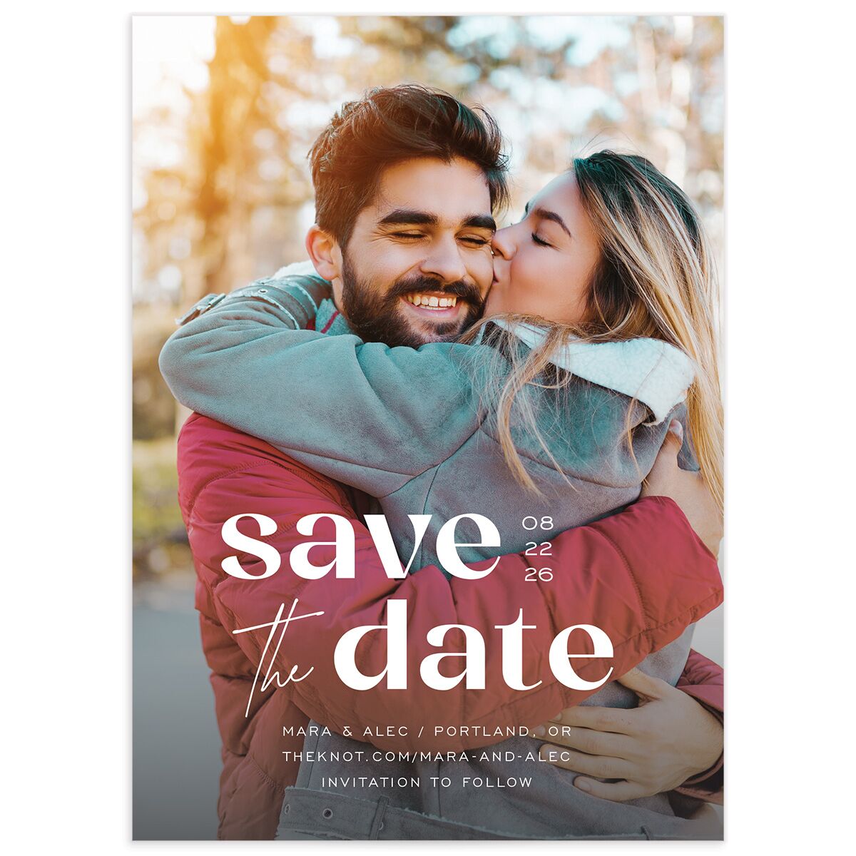 Bold Love Save The Date Cards