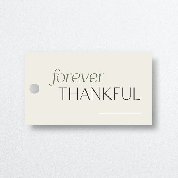 Along With Favor Gift Tags Deep Olive Signature