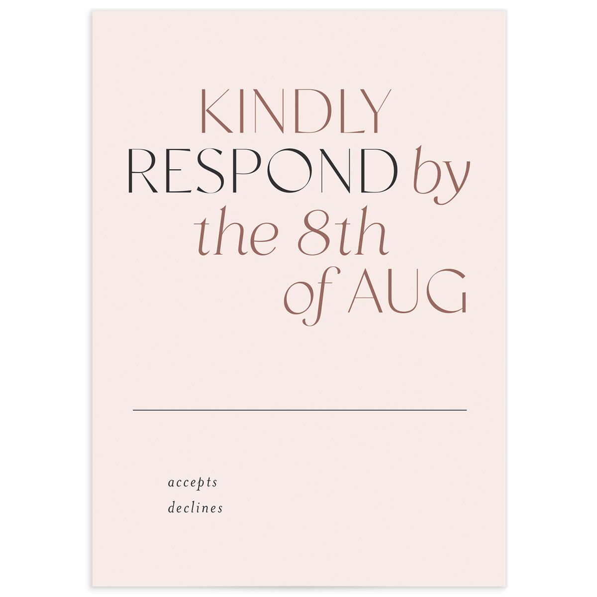 Along With Wedding Response Cards