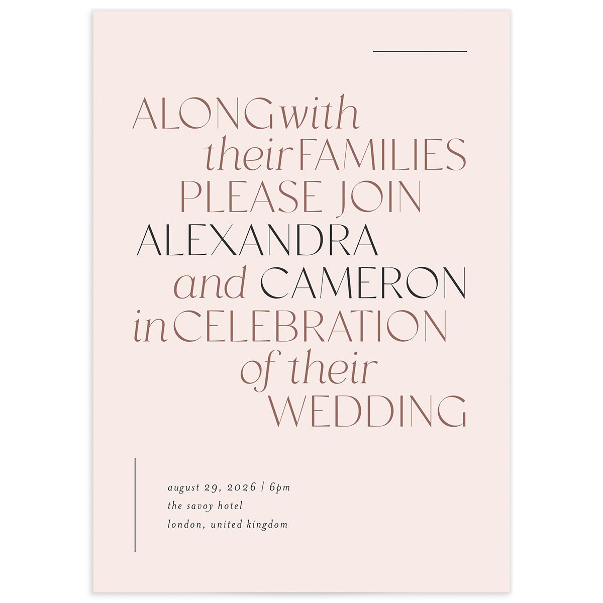 Along With Wedding Invitations