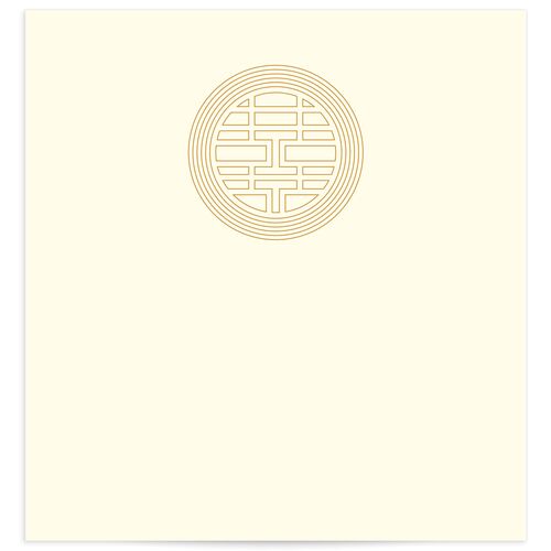 Lucky Circle Wedding Standard Envelope Liners Standard Ivory