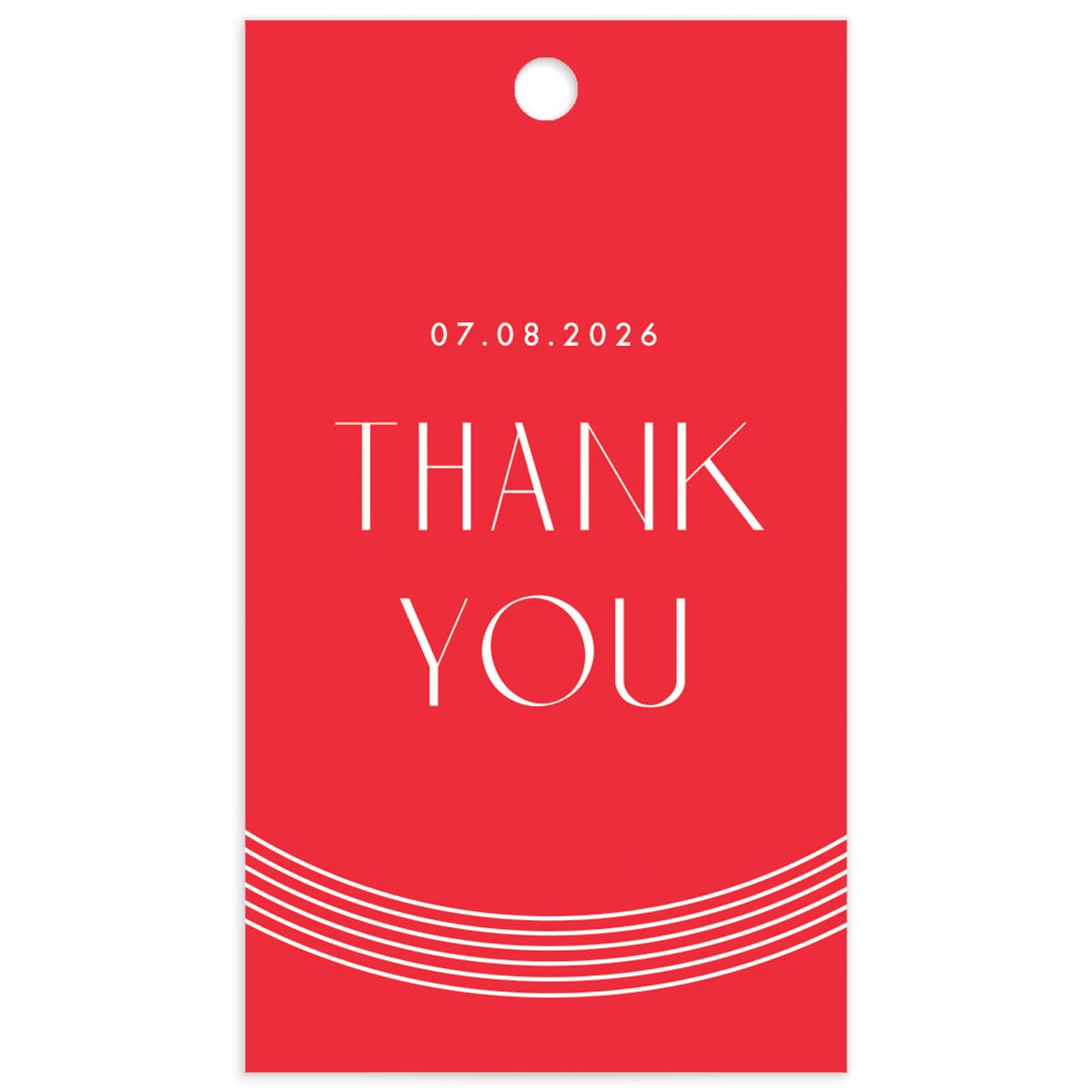 Lucky Circle Favor Gift Tags