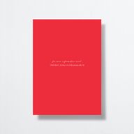 Lucky Circle Save The Date Cards True Red Signature smooth No