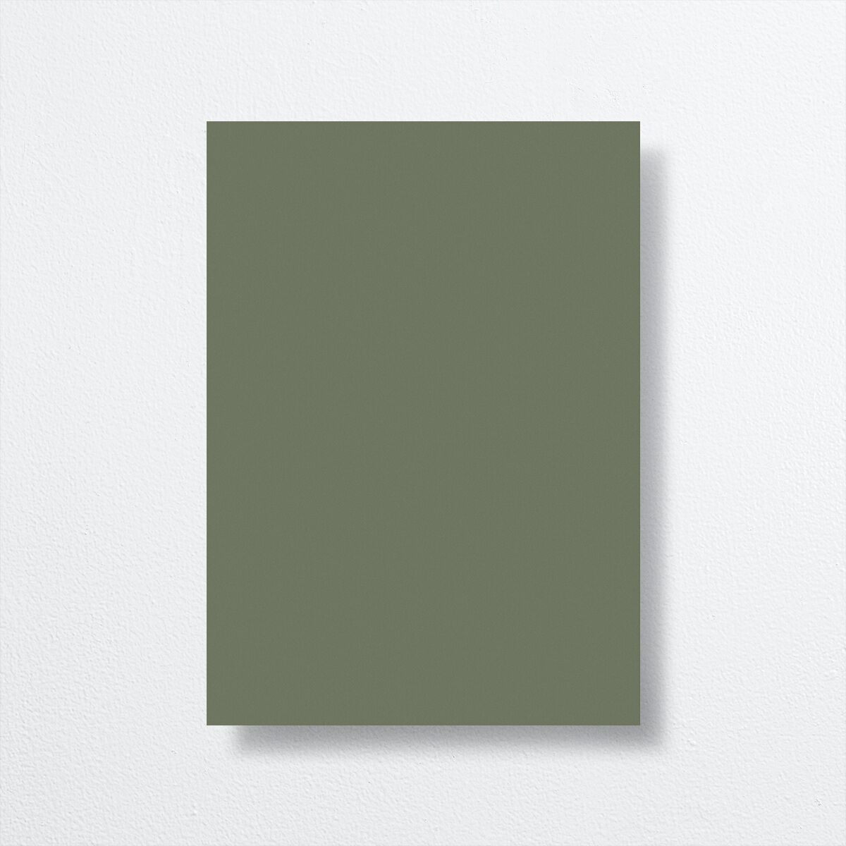 Nouveau Frame Wedding Response Cards back in green
