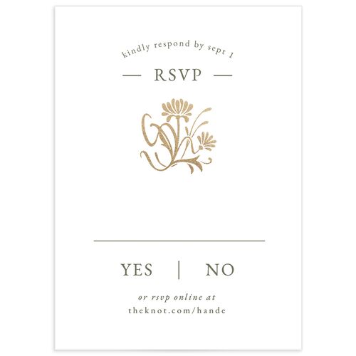 Nouveau Frame Wedding Response Cards - 