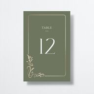 Nouveau Frame Table Numbers Gold Dark Camo Signature