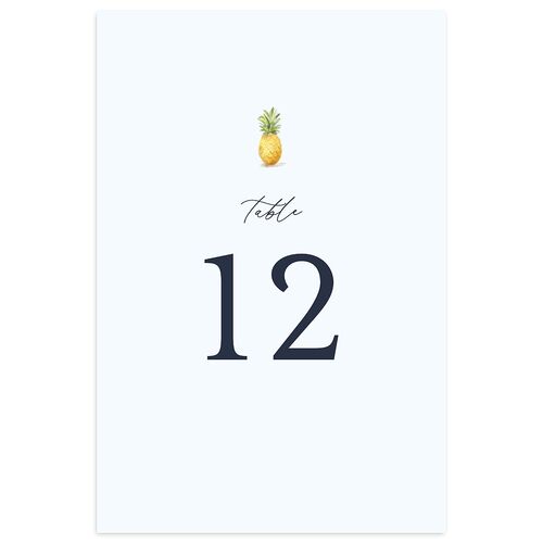 Charming Charleston Table Numbers Ice Blue Signature
