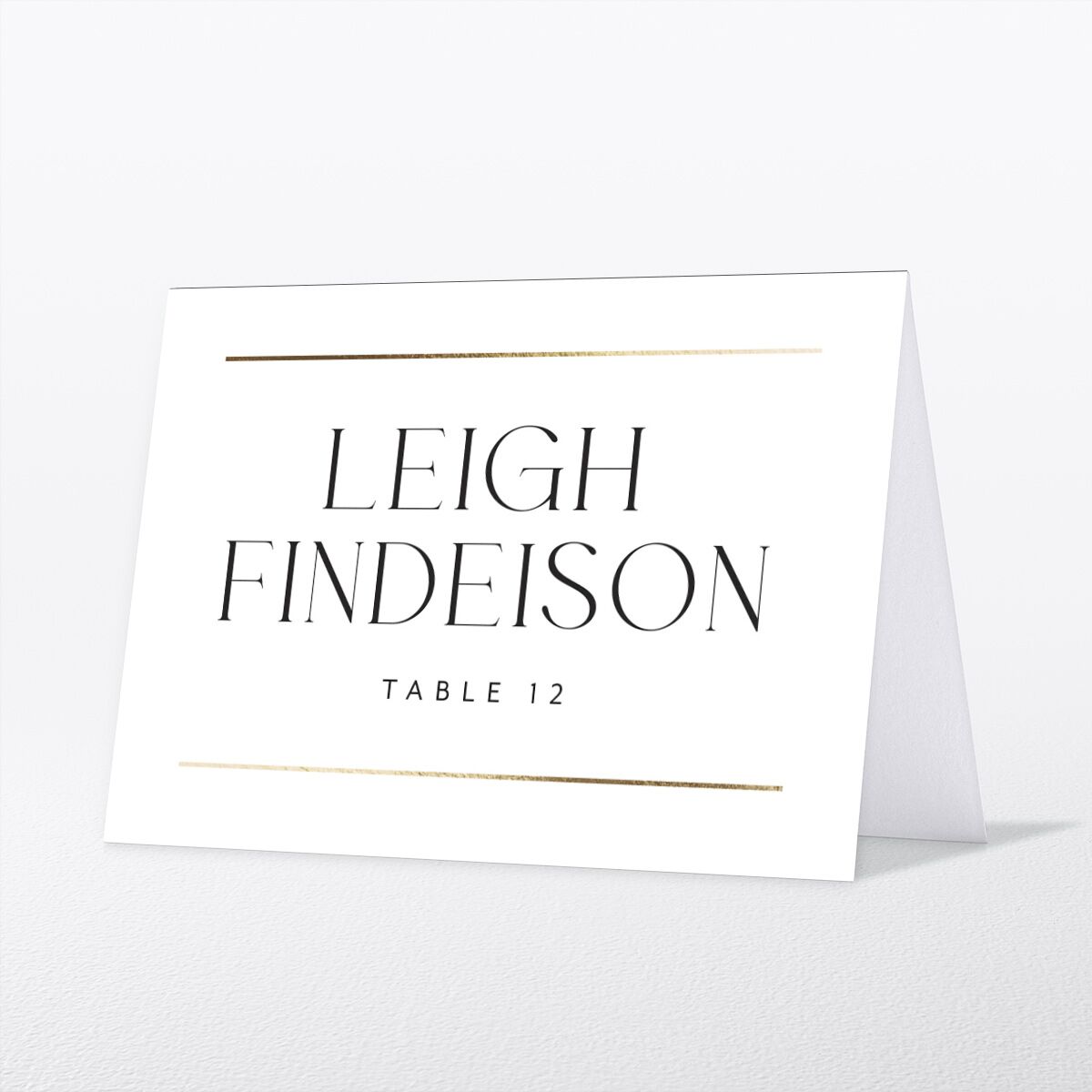 Estate Place Cards front