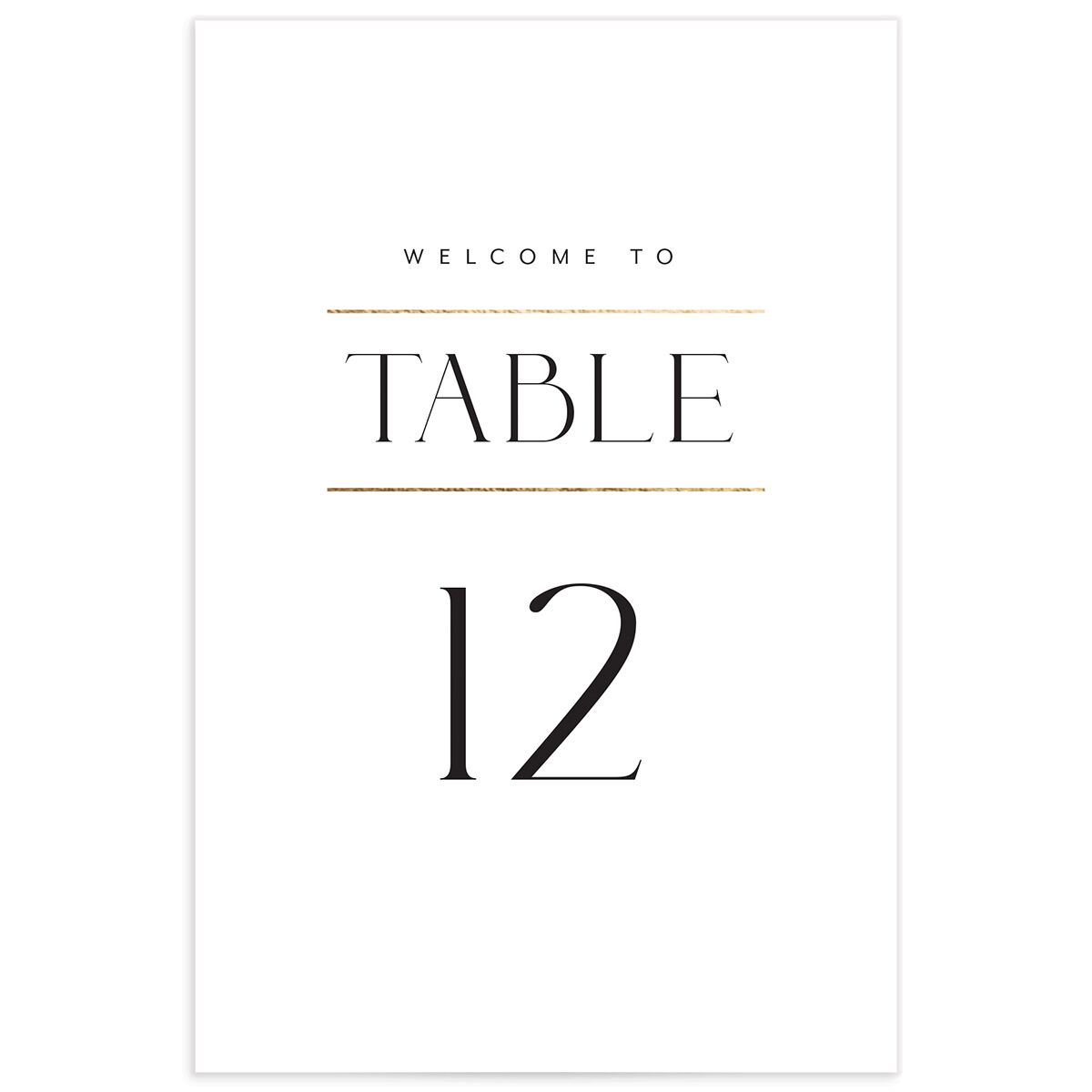 Estate Table Numbers