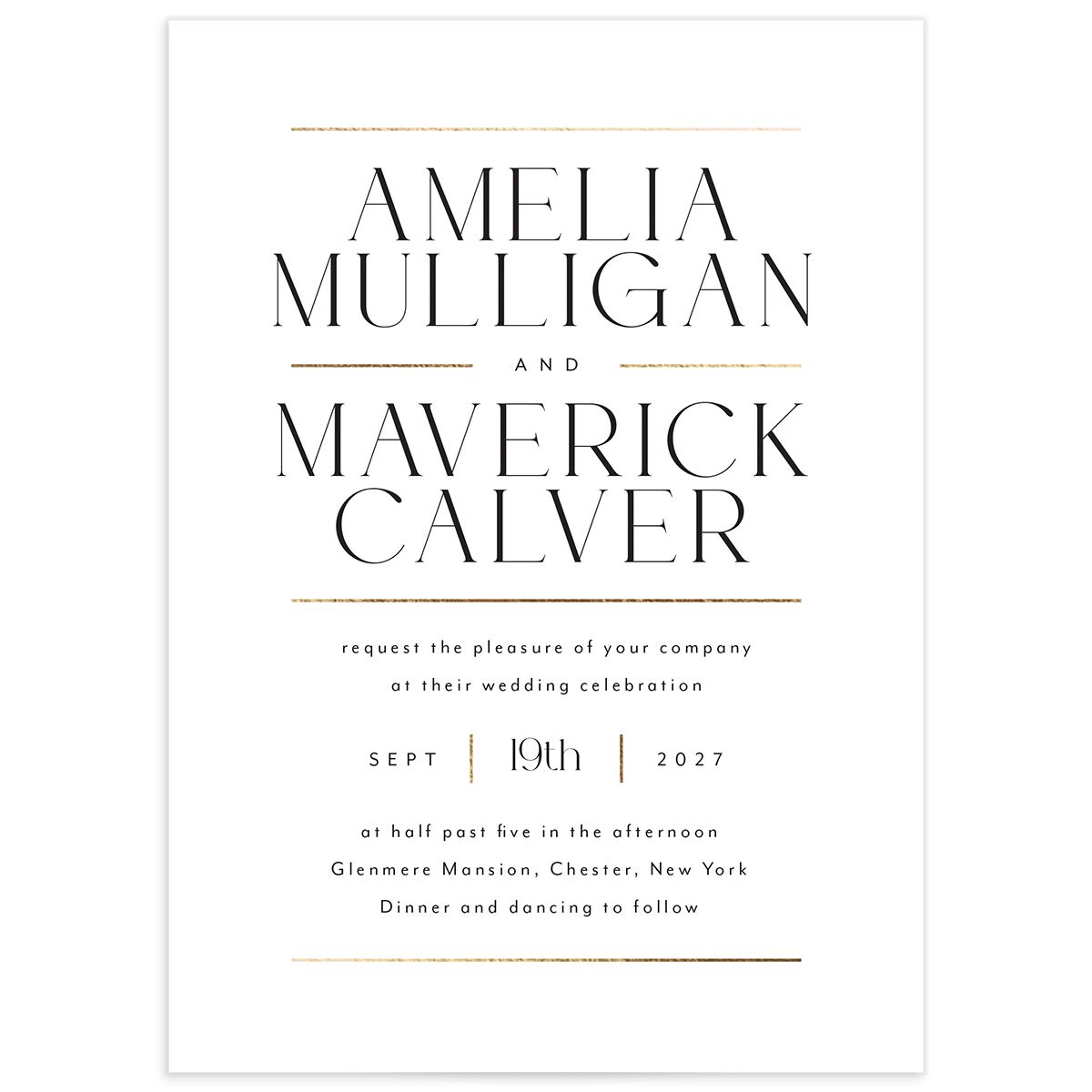 Estate Wedding Invitations