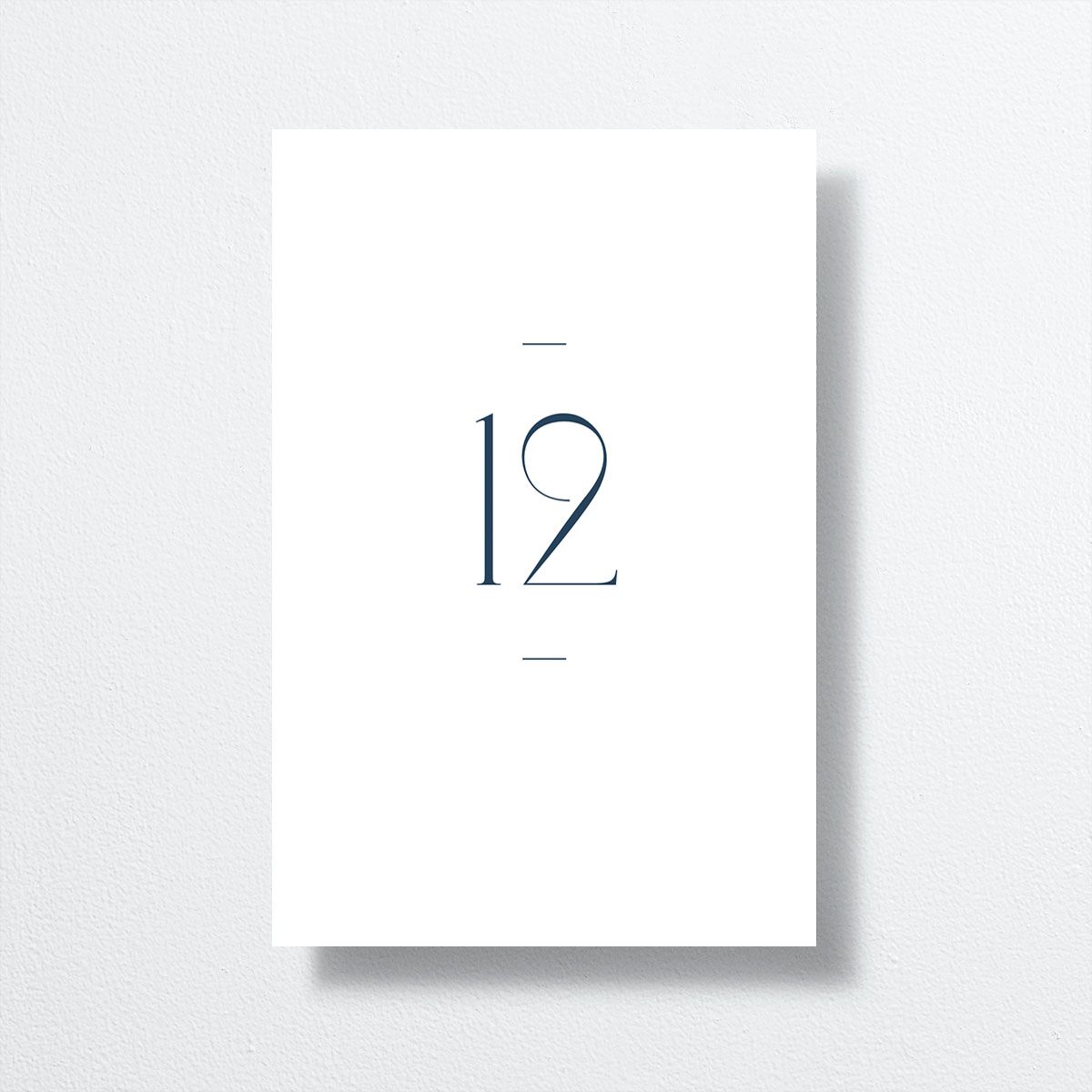 Gramercy Table Numbers Moody Blue Signature