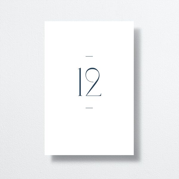 Gramercy Table Numbers Moody Blue Signature
