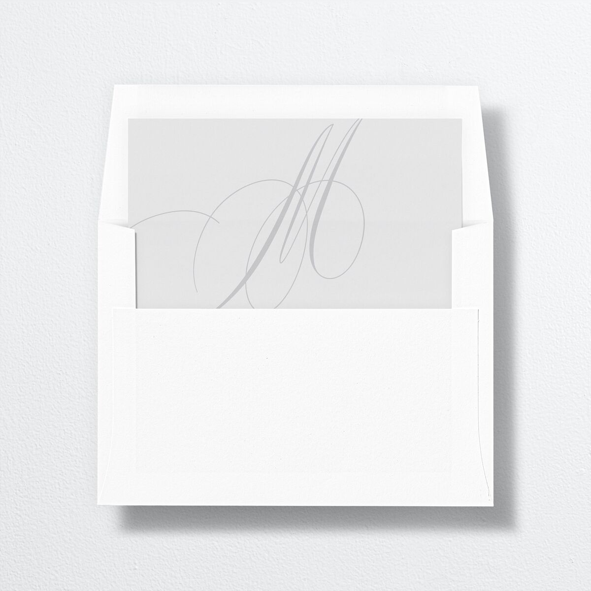Nuestra Boda Standard Envelope Liners Charcoal Standard