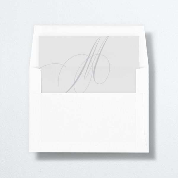 Nuestra Boda Standard Envelope Liners Charcoal Standard