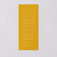 Retro Sunburst Wedding Programs Pumpkin Signature