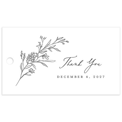 Romantic Branches Favor Gift Tags - 
