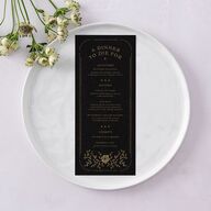 Skeleton Spirits Menus Licorice Signature