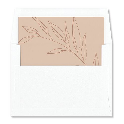 Captured Love Envelope Liners Tan Standard