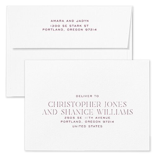Diwali Grid Holiday Card Envelopes Kraft Raspberry Recipient Address Standard Signature