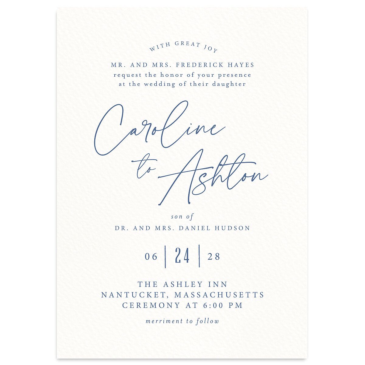 Coastal Love Wedding Invitations