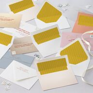 Wedding Of The Century Euro Envelope Liners Burnt Orange Luxe