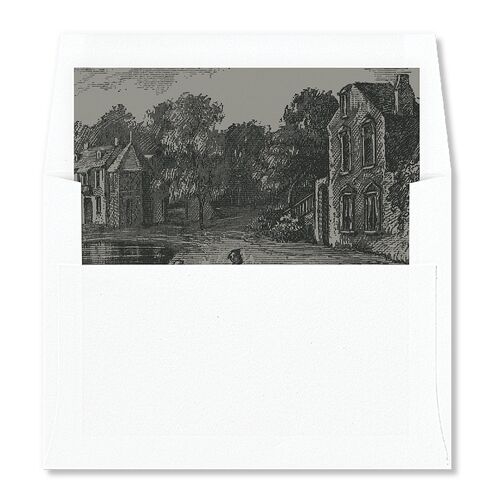 Vintage Toile Standard Envelope Liners Midnight Standard