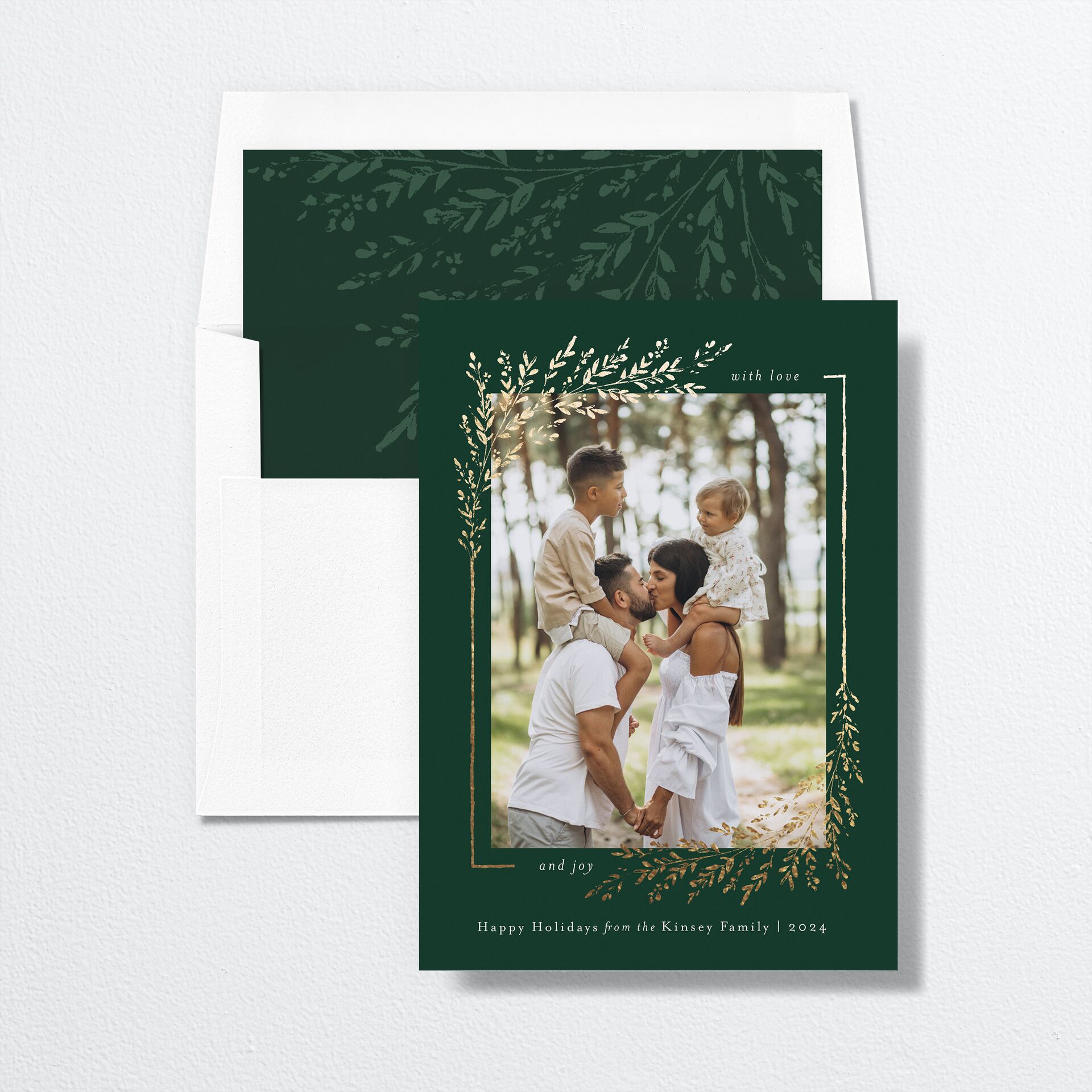 Exquisite Holiday Envelope Liners — view 1