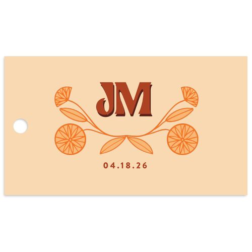 Wedstock Favor Gift Tags Red Clay Signature