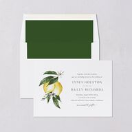 Botanical Lemon Standard Envelope Liners Buttercup Standard