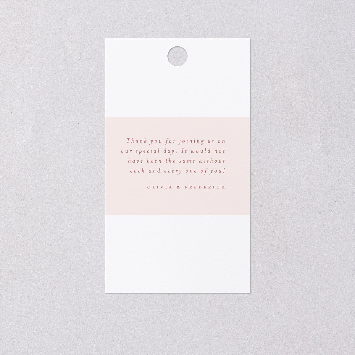 Cherry Blossoms Favor Gift Tags Gold Soft Pink Signature