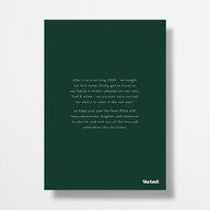Christmas Wishes Holiday Cards Dark Green Signature