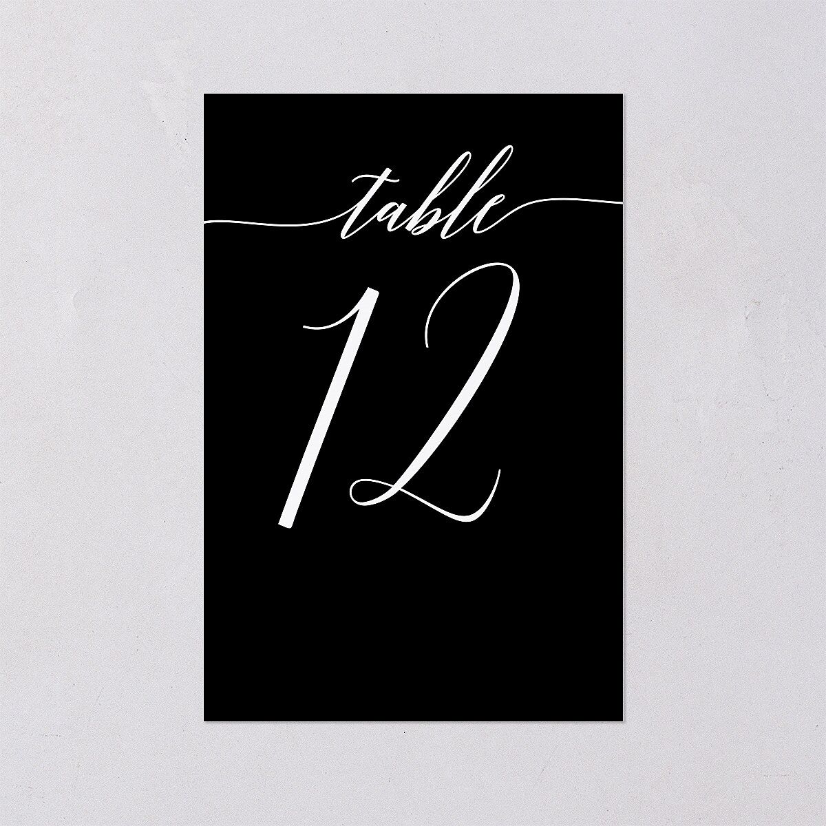 We Do Foil Table Numbers Gold Midnight Signature
