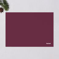 Bookend Greeting Holiday Cards Bordeaux Signature Blank Standard Landscape