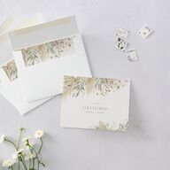 Ethereal Pampas Thank You Cards Gold Thyme