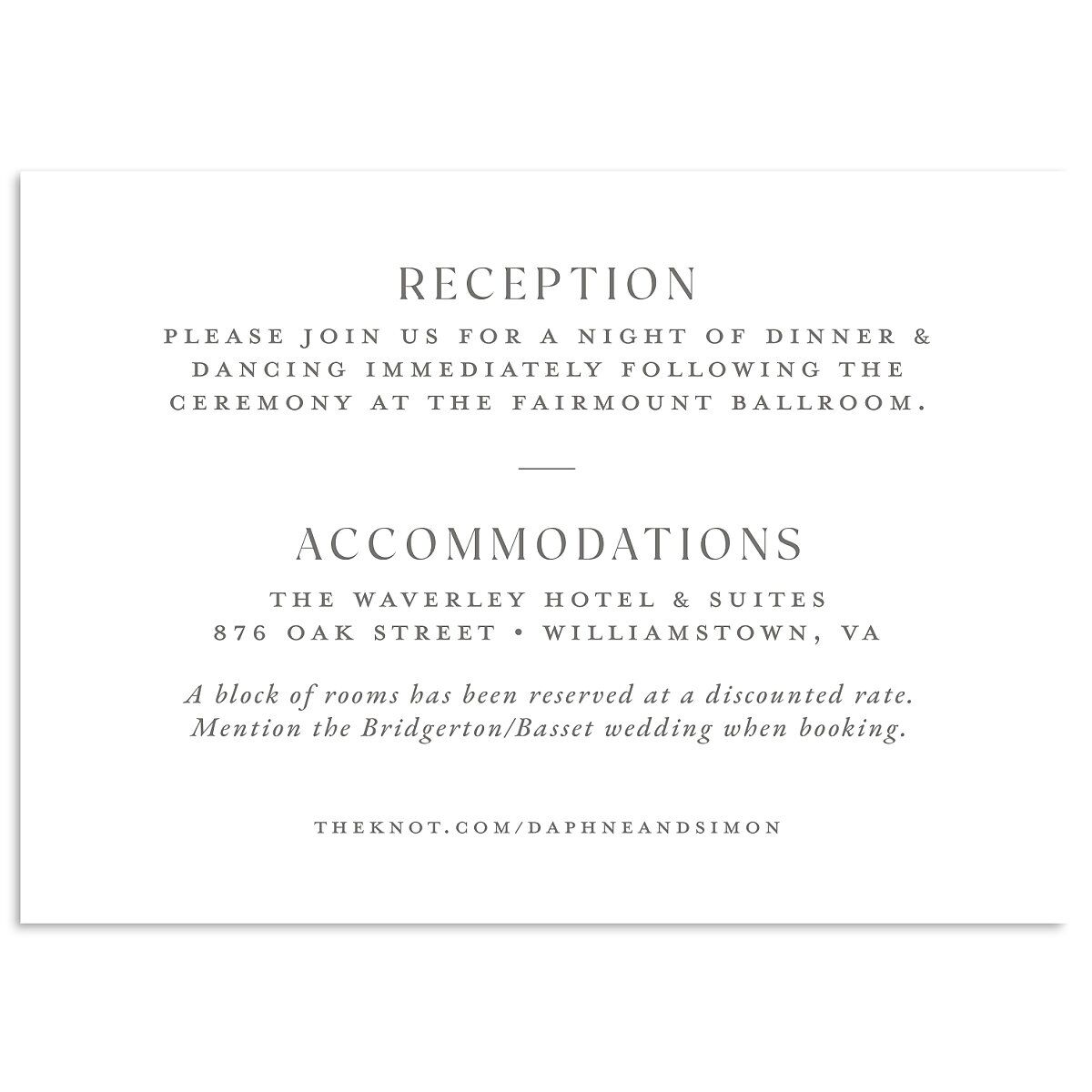 Formal Wisteria Garden Crest Wedding Enclosure Cards