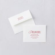 Classic Editorial First Christmas Photos Thank You Cards Merlot