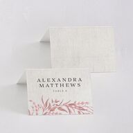 Natural Laurel Place Cards Candy Pink Signature