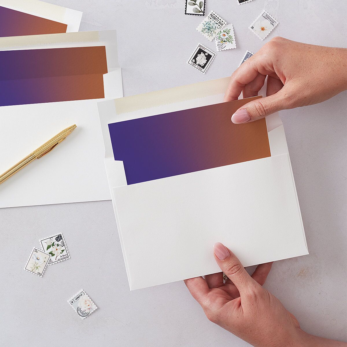 Diwali Hues Envelope Liners — view 2