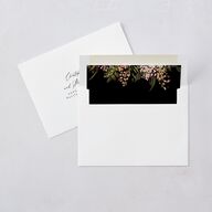 Moody Romance Save the Date Cards Gold Midnight Signature smooth Blank No Standard
