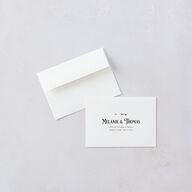 Steampunk Vintage Wedding Response Cards Charcoal Signature Standard